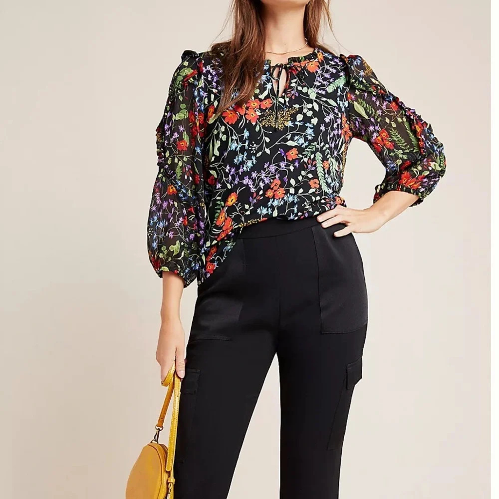 MAEVE ANTHROPOLOGIE JACQUIN PEASANT BLOUSE